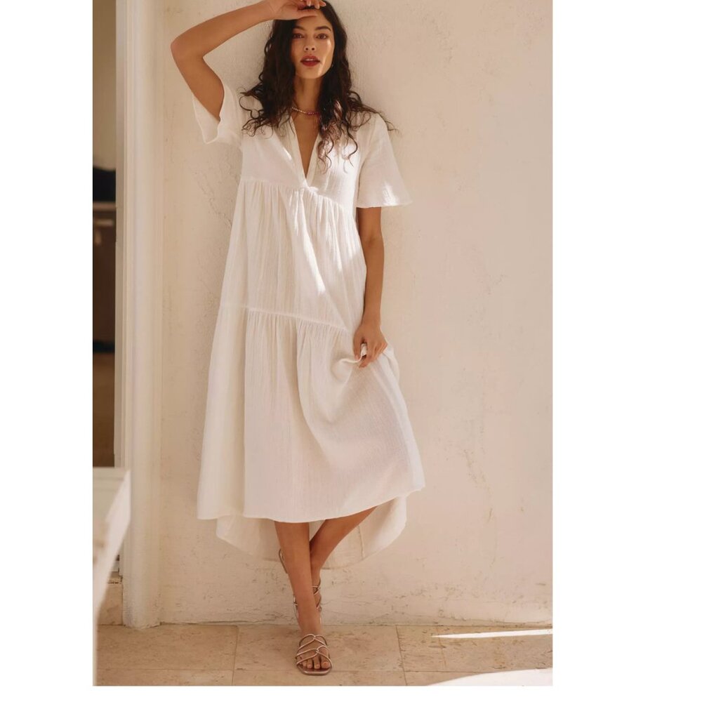Anthropologie Kallie Flowy Tunic Dress - 2x